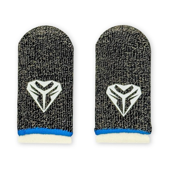Brand New Mobile Gaming Finger Sleeves 2 Pack Anti-Sweat for FPS Games - Picture 3 of 8
